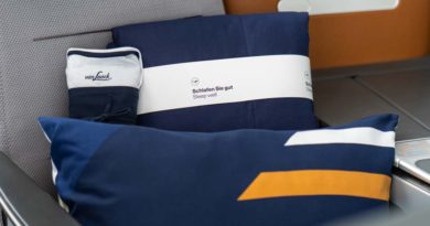 Lufthansa lanza nuevos productos de abordo para comodidad de los pasajeros