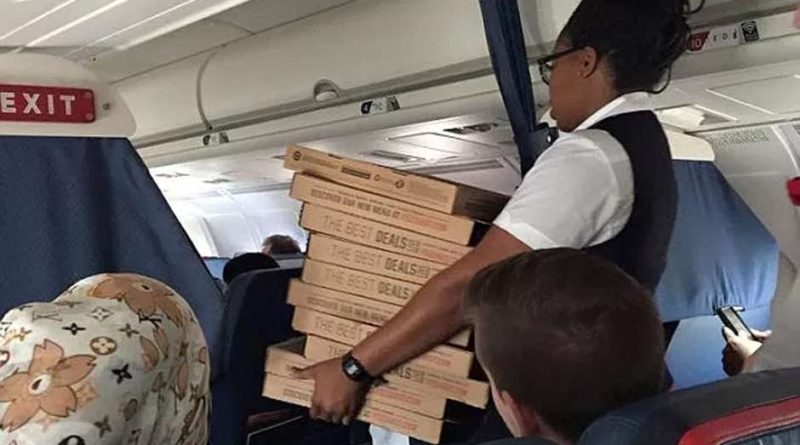 jetblue y sus pizzas en vuelo