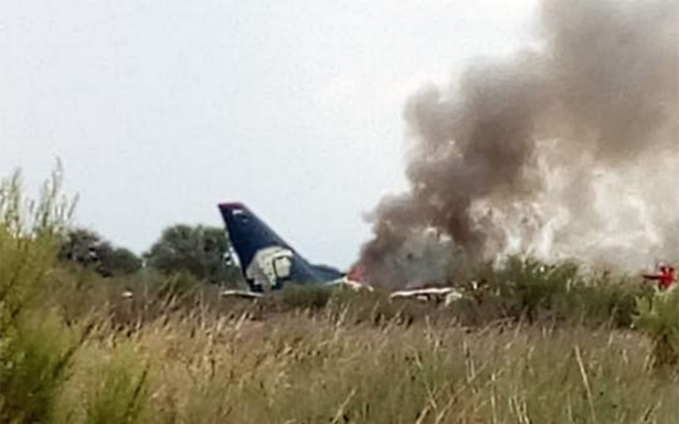 Cae Avion de Aeromexico