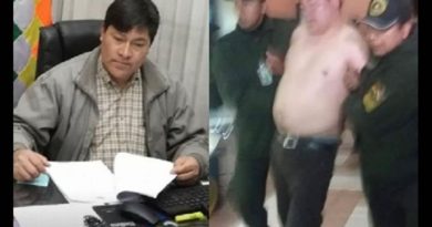 Diputado boliviano detenido en aeropuerto.