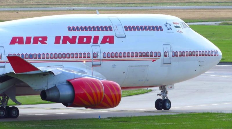 Government of INDIA! Air India Boeing 747-400