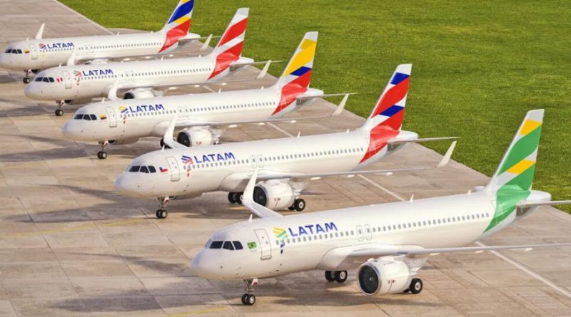 Grupo LATAM presenta colección especial de aviones con colores de países de Sudamérica para reforzar orgullo local