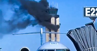 Incendio en aeropuerto de Charlotte: Fuego en torre de control