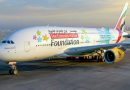 Se presenta el diseño exclusivo del A380, que destaca el trabajo de la Emirates Airline Foundation para mejorar las vidas de los niños